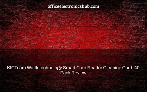 smart card reader cleaning cards|waffletechnology cleaning cards.